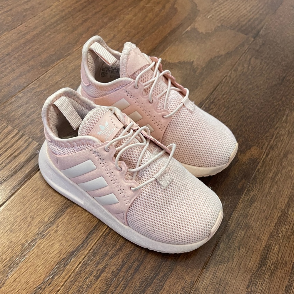 Addidas toddler sneakers pink size 7t